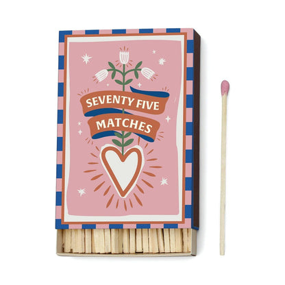 A Dopo Boxed Matches Hearts