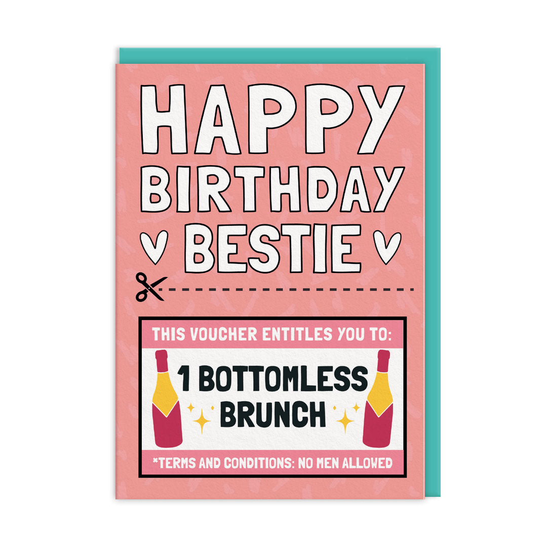 Bestie Voucher For Bottomless Brunch  Card