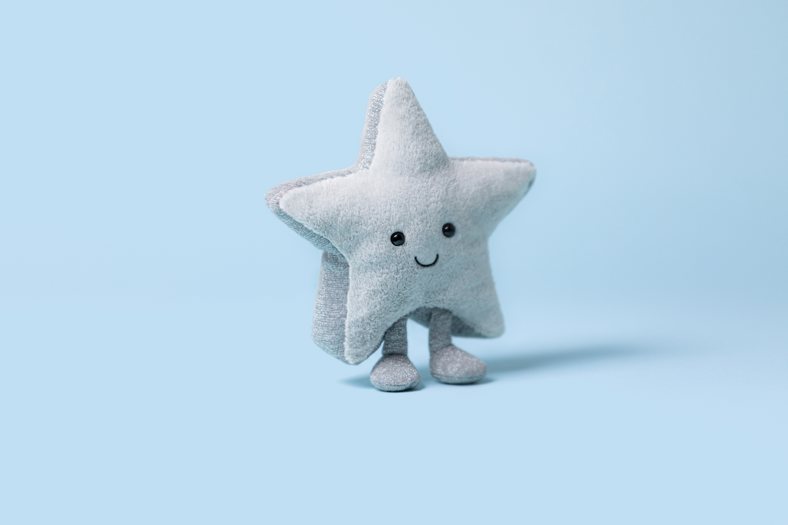 Amuseables Silver Star Plush Toy