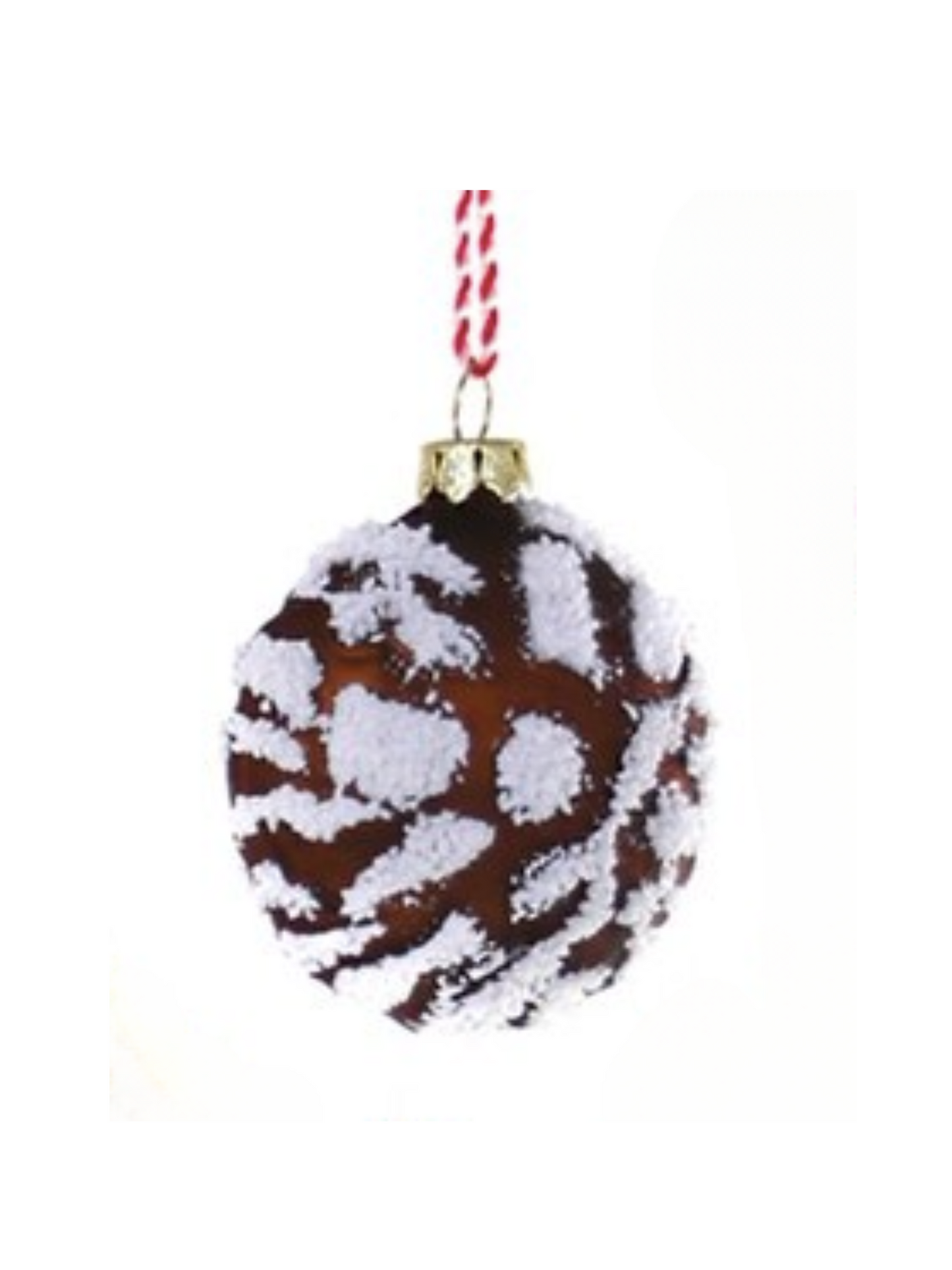 Christmas Cookie Box Glass Ornament