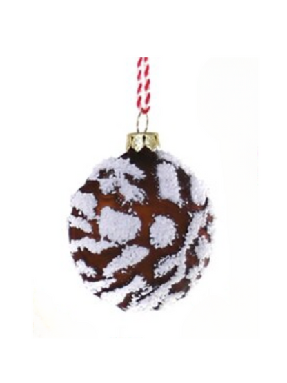 Christmas Cookie Box Glass Ornament