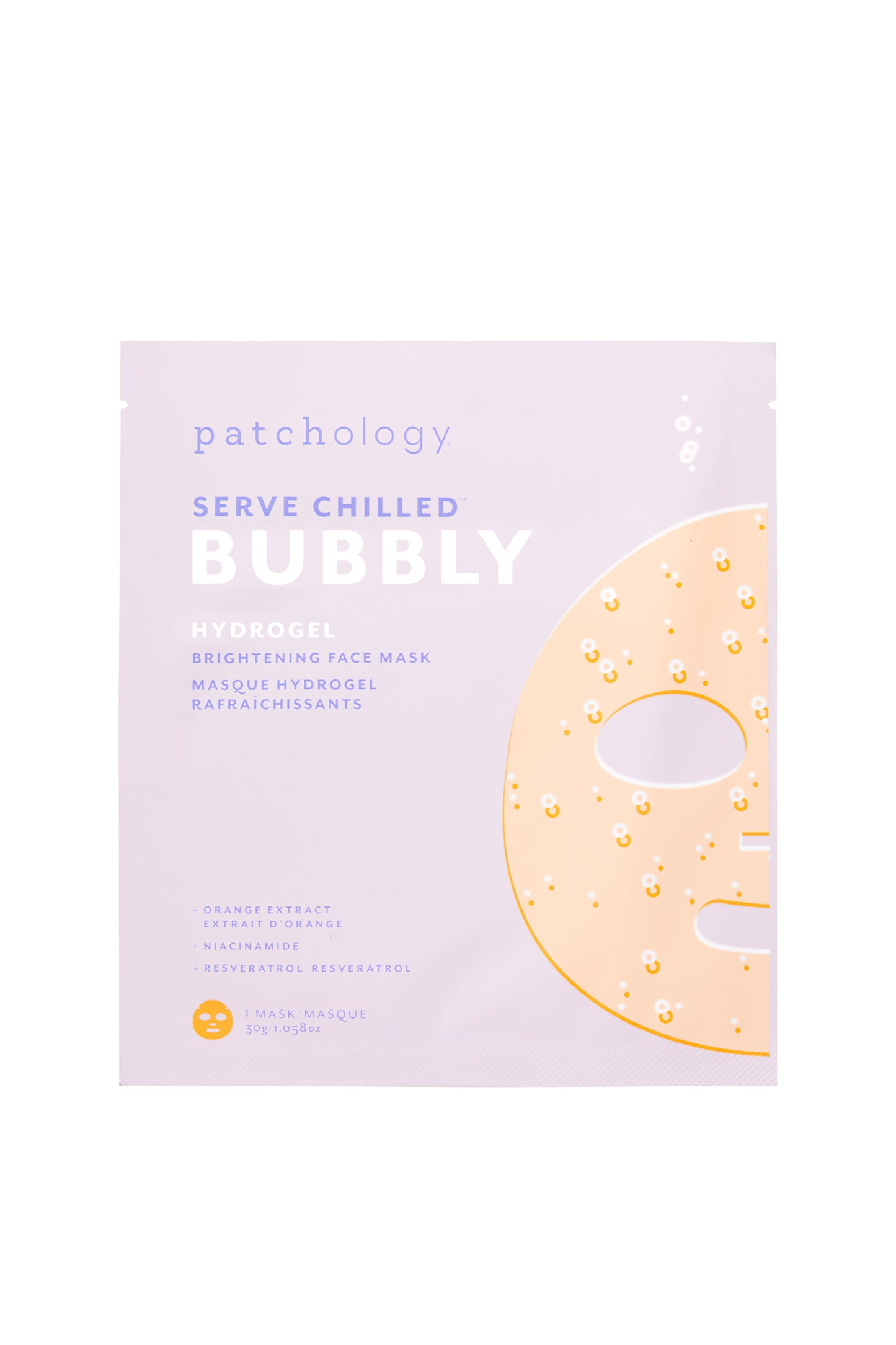 Serve Chilled Bubbly Brightening Hydrogel Mask