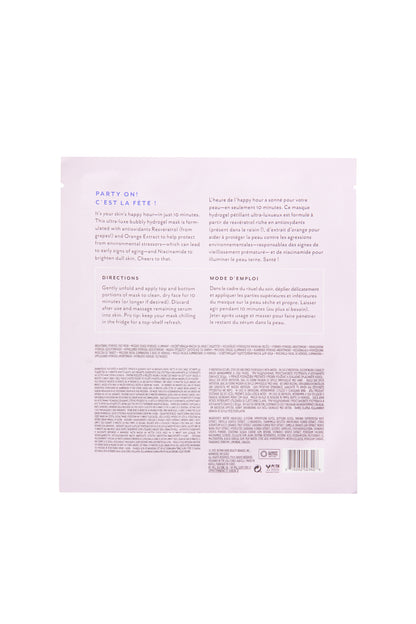 Serve Chilled Bubbly Brightening Hydrogel Mask