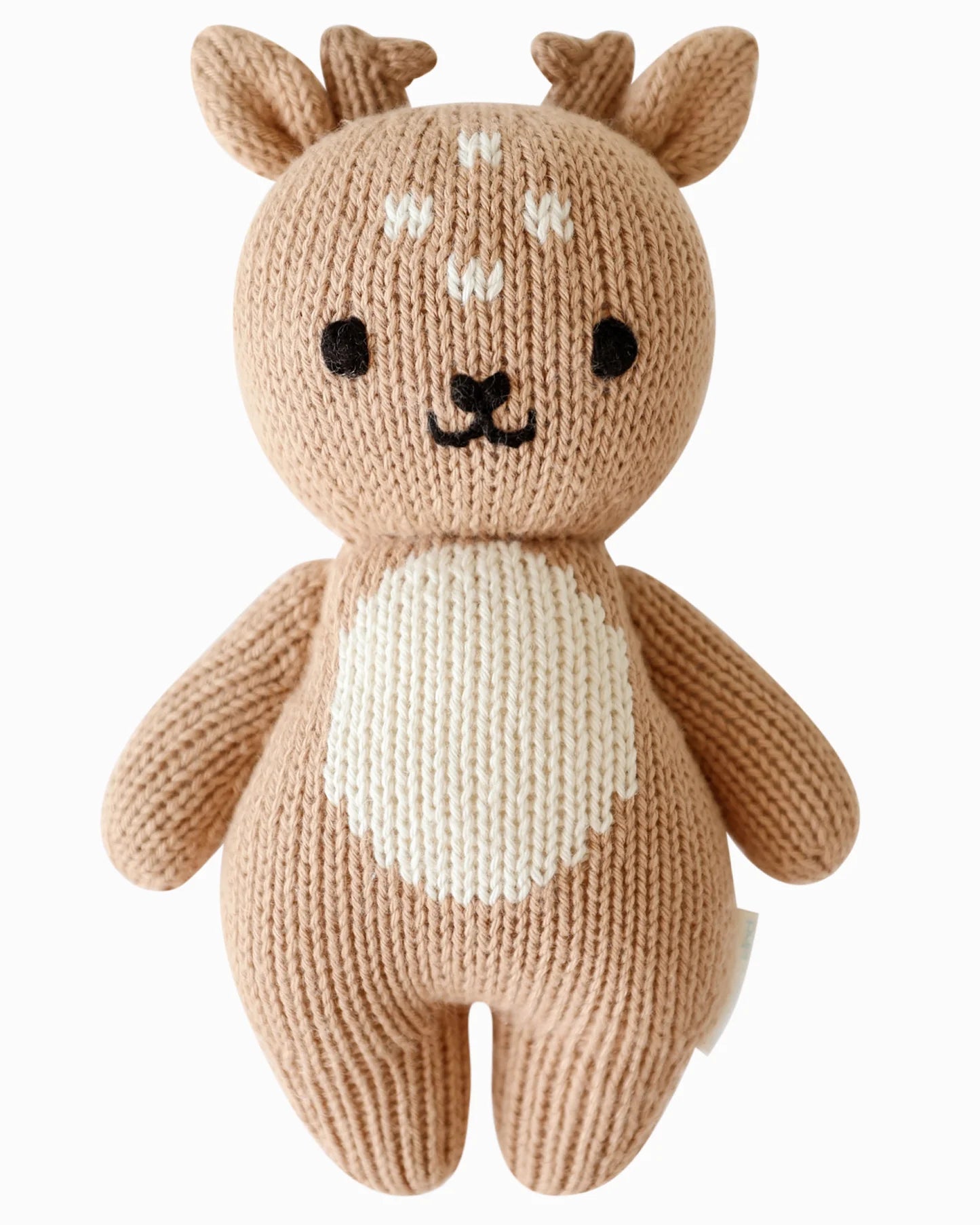 Baby Fawn Hand-Knit Doll