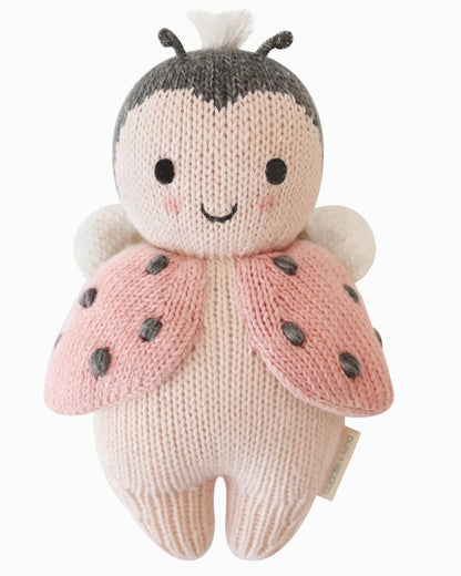 Baby Ladybug Hand-Knit Doll