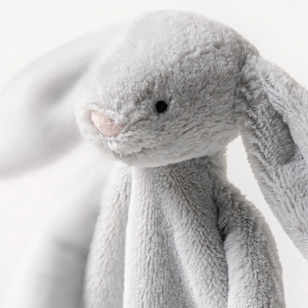 Bashful Silver Bunny Comforter