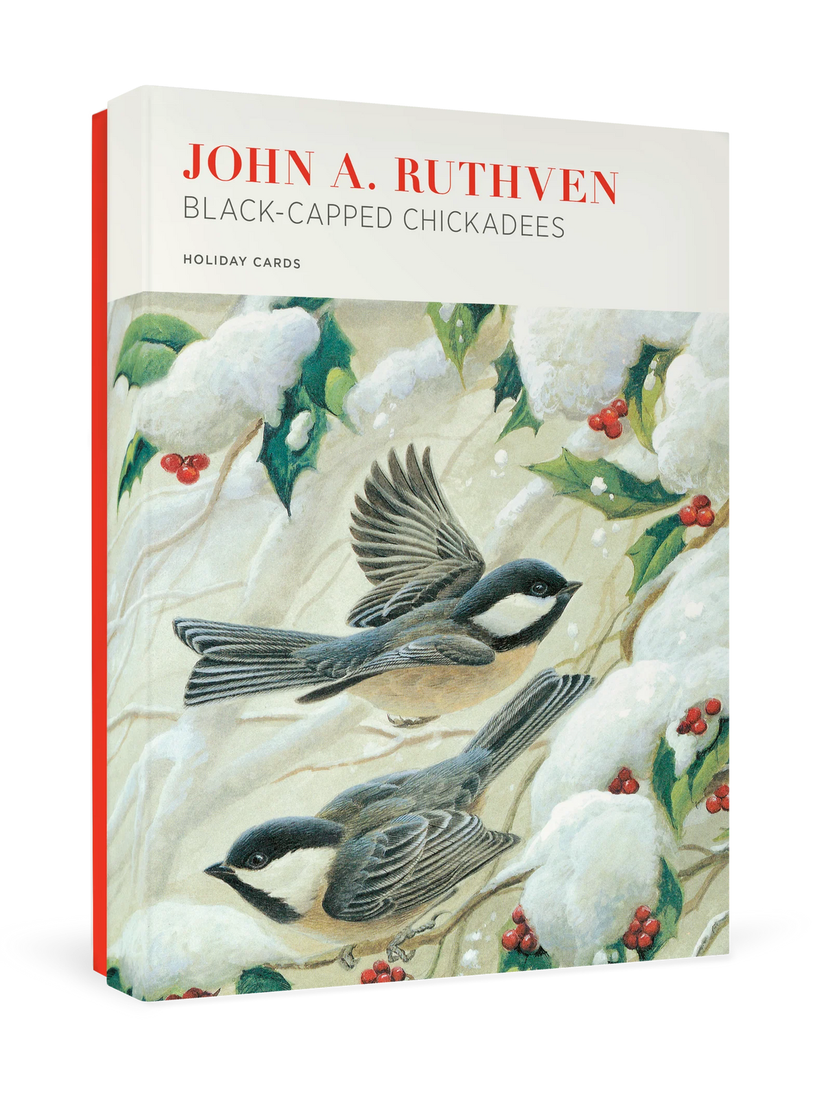 John Ruthven Black-capped Chickadees Holiday Boxed Cards
