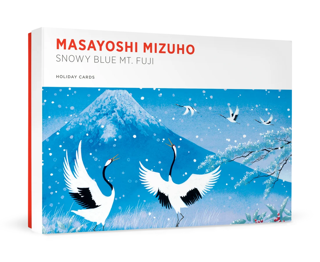 Masayoshi Mizuho Snowy Blue Mt.Fuji Holiday Boxed Cards