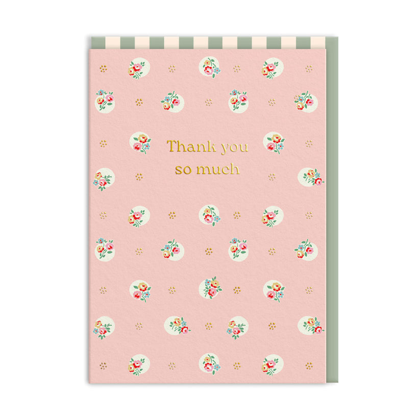 Polka Dot Thank You Card