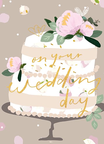 Wedding Cake Greeting Card