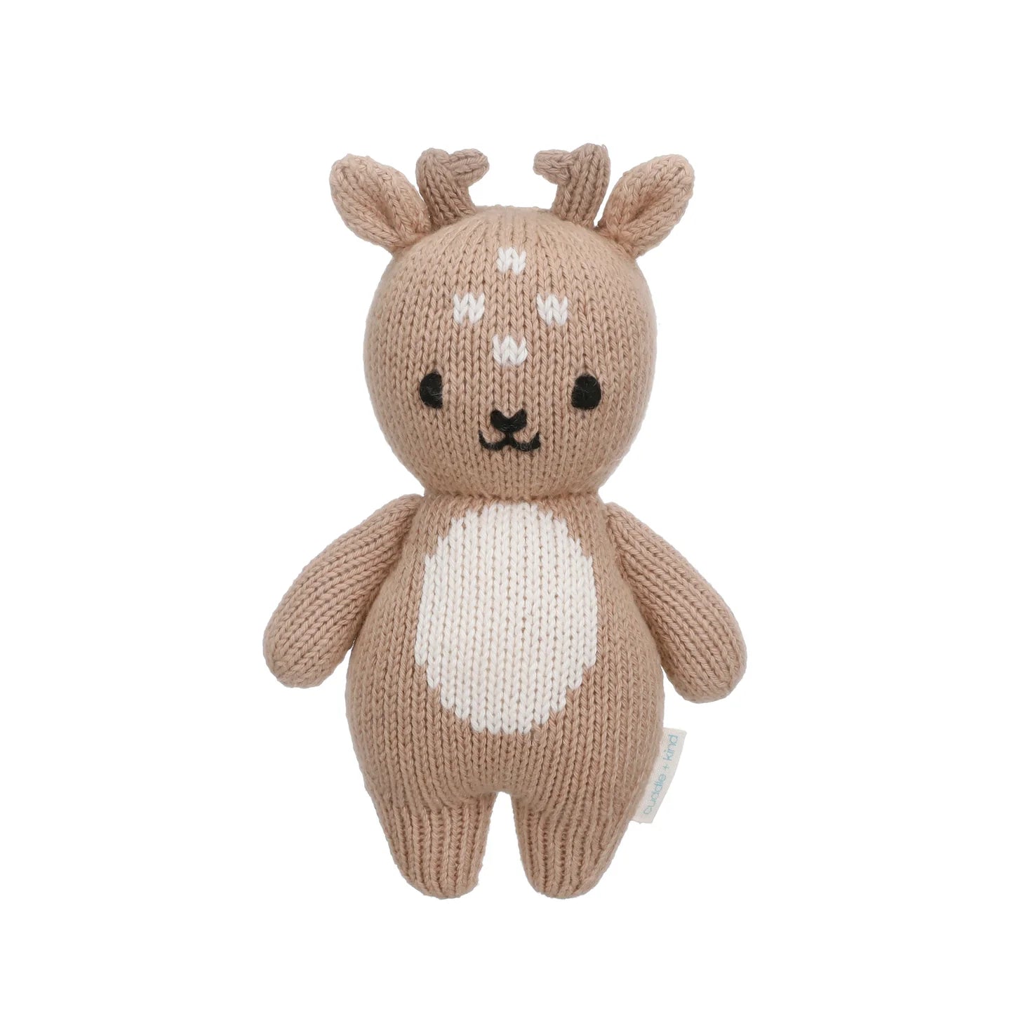 Baby Fawn Hand-Knit Doll