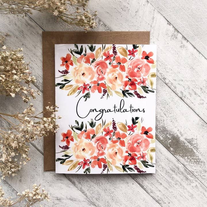 Congrats Bouquet Card