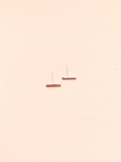 Cylinder Stud Earrings
