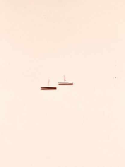 Cylinder Stud Earrings