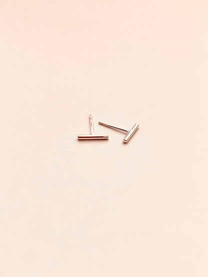 Cylinder Stud Earrings