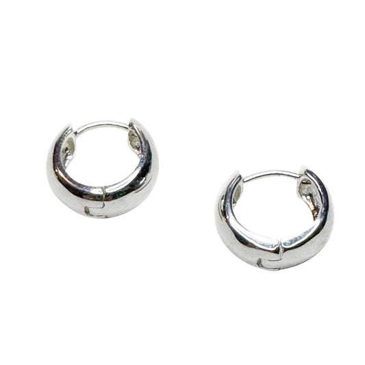 Lola Silver .50 Inch Hoop Earrings