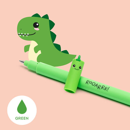 Animal Head Erasable Pen - Dino