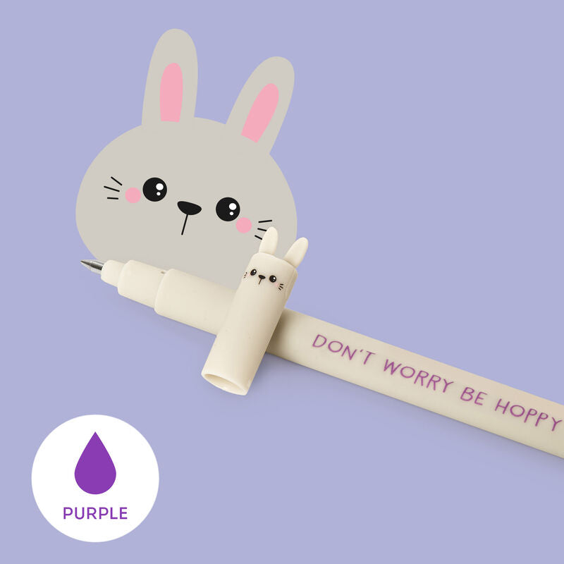 Animal Head Erasable Pen - Bunny
