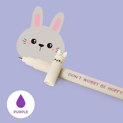 Animal Head Erasable Pen - Bunny