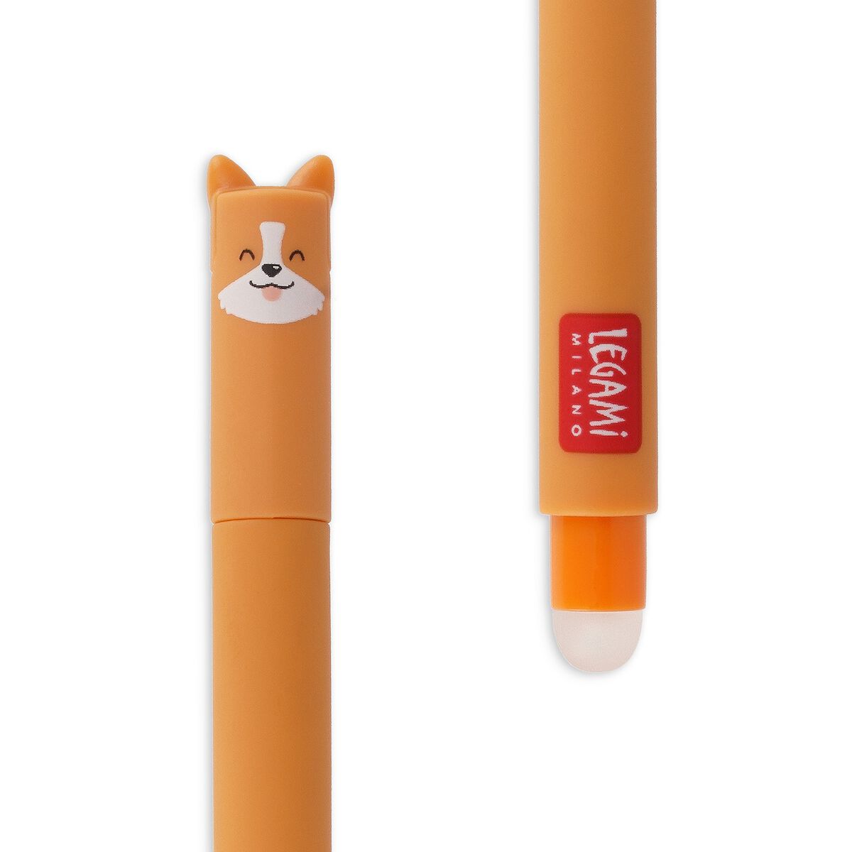 Animal Head Erasable Pen - Corgi