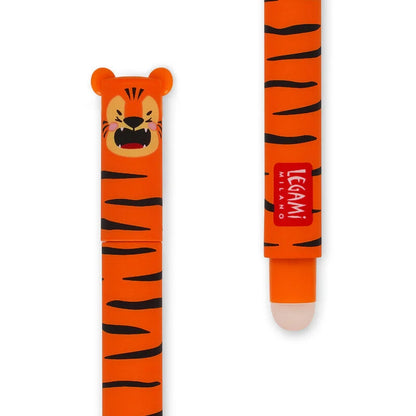 Animal Head Erasable Pen - Tiger
