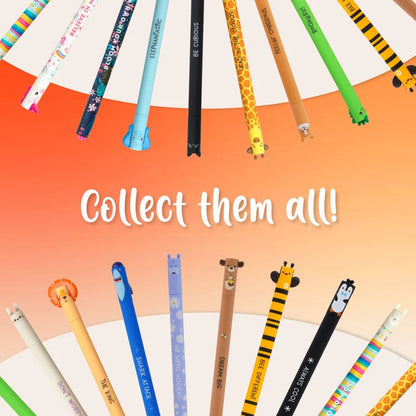 Animal Head Erasable Pen - Tiger