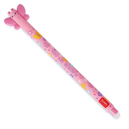 Animal Head Erasable Pen - Butterfly