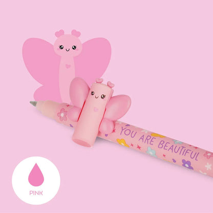 Animal Head Erasable Pen - Butterfly