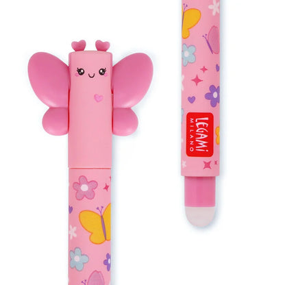 Animal Head Erasable Pen - Butterfly