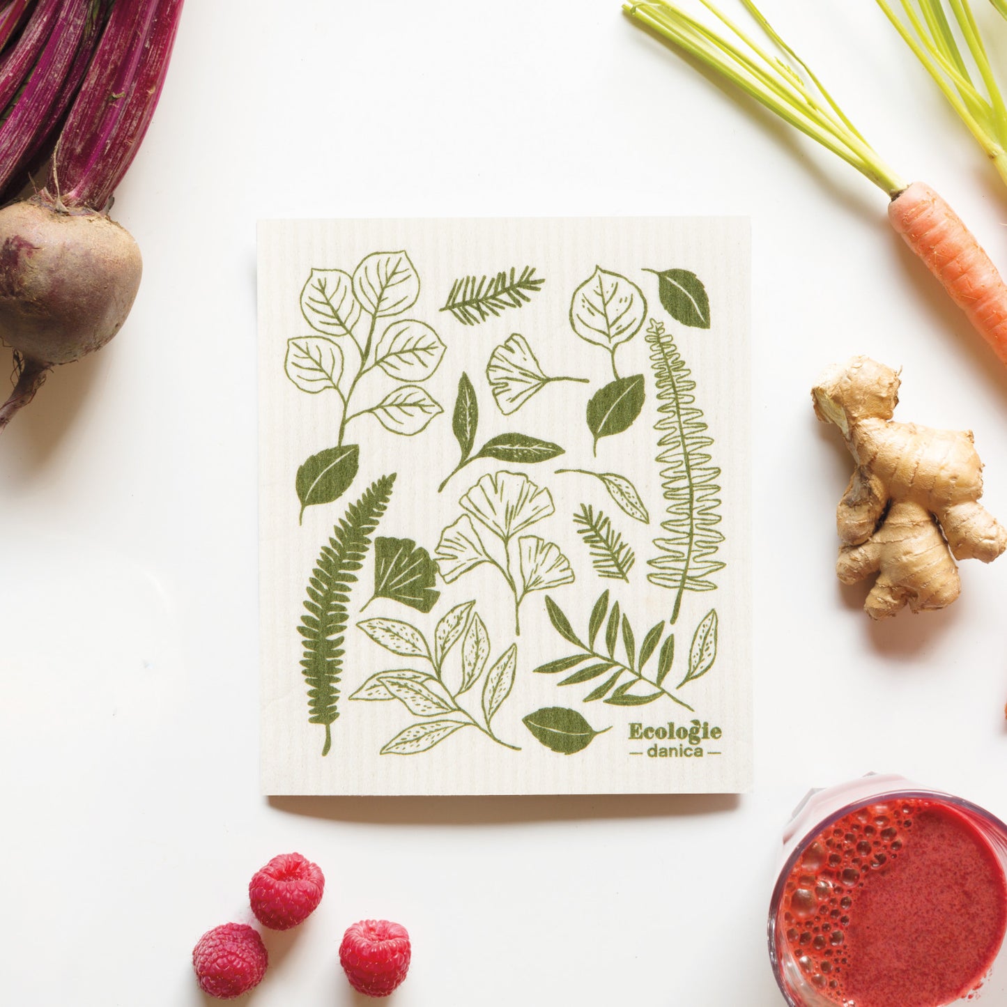 Swedish Dishcloth Fern & Frond