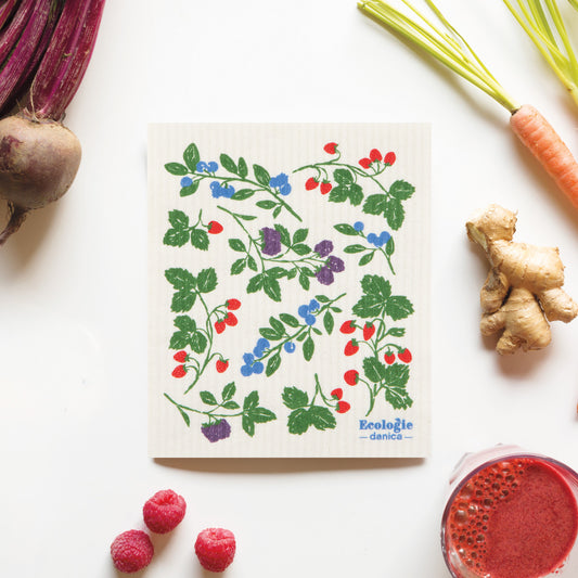 Swedish Dishcloth Berry Bramble