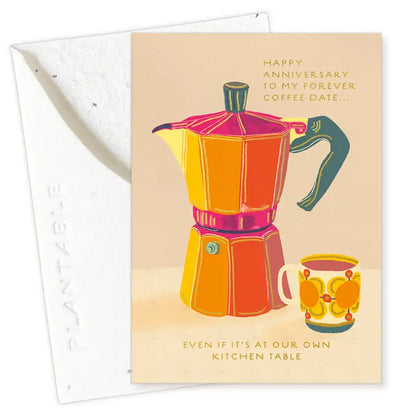 Espresso Sprout Mini Greeting Card