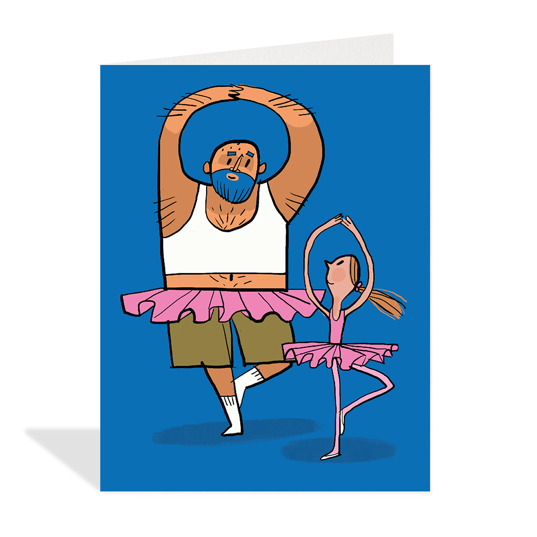 Two Ballerinas Card