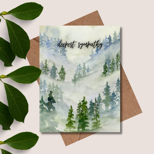 Forest Sympathy Card