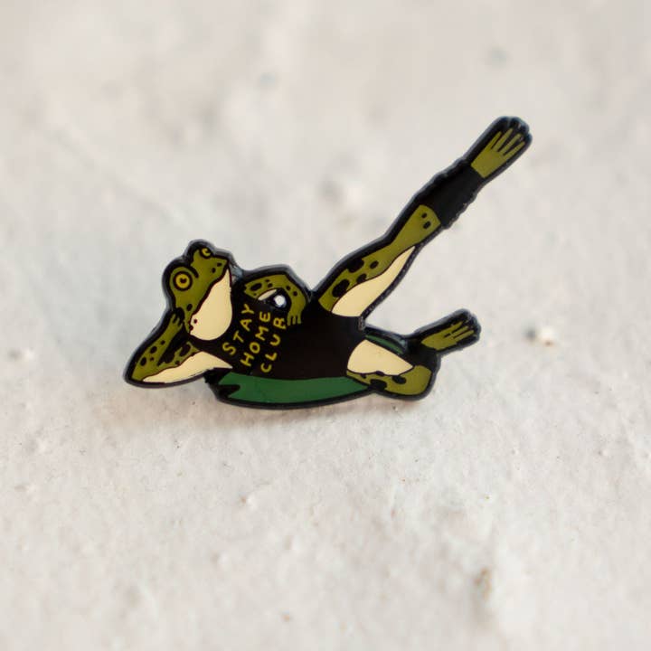 @21 Froggy Workout Pin