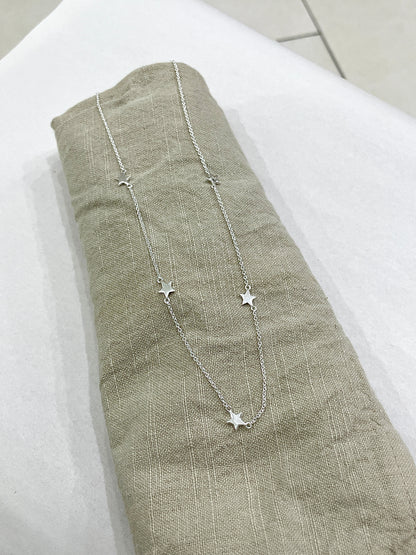 Short Star Station Necklace