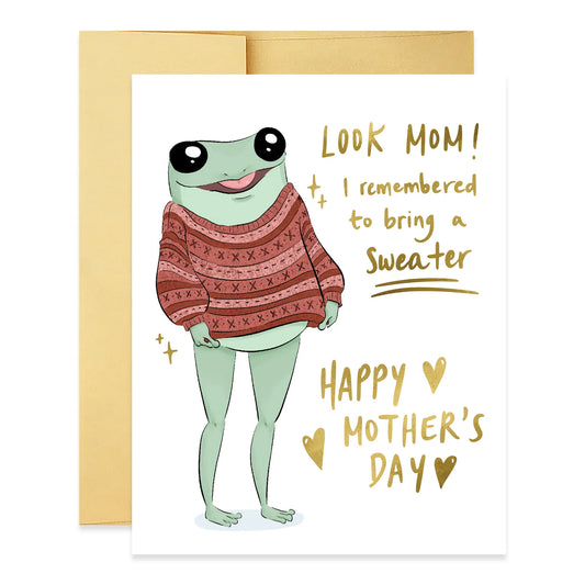 Remembered A Sweater Card