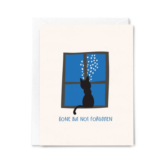Gone But Not Forgotten Cat Card