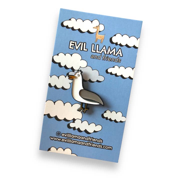@24 Gus The Gull Enamel Pin