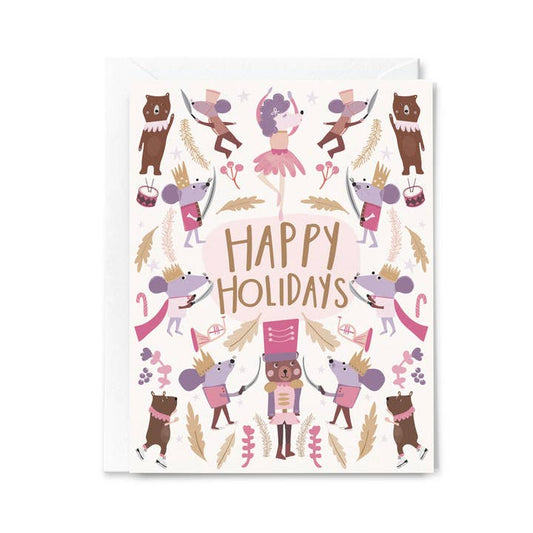Happy Holidays Nutcracker Dreams Card