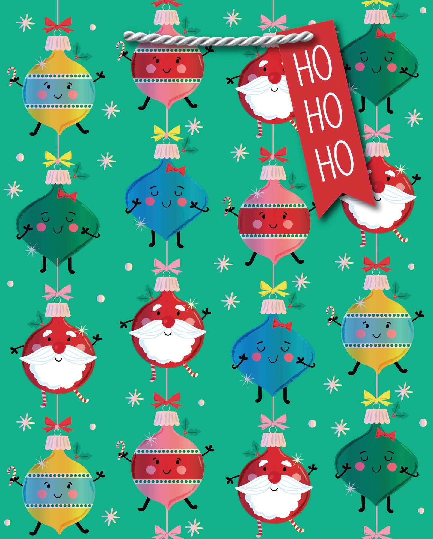 Happy Ornaments Large Gift Bag