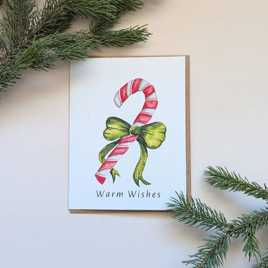 Holiday Candy Cane Card