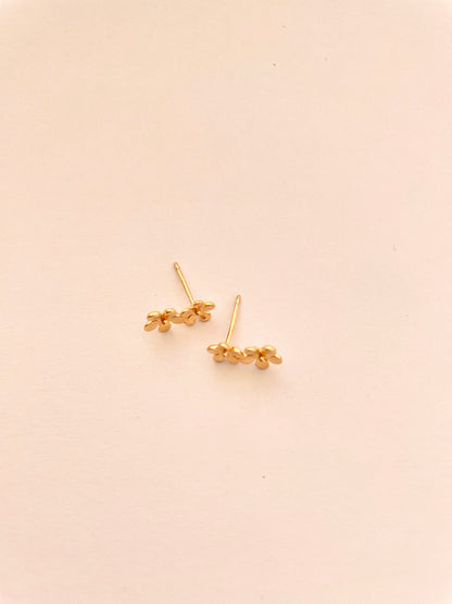 Double Forget Me Not Stud Earrings
