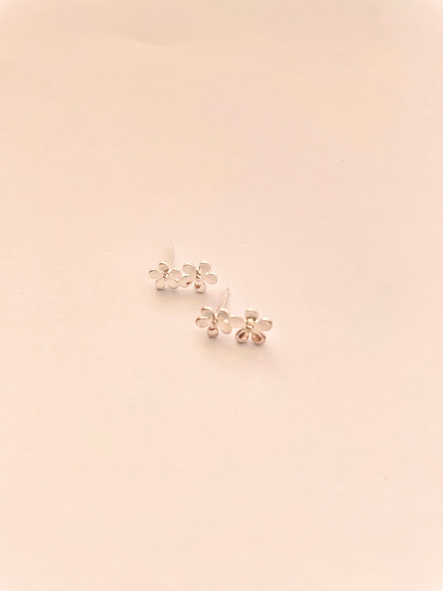 Double Forget Me Not Stud Earrings