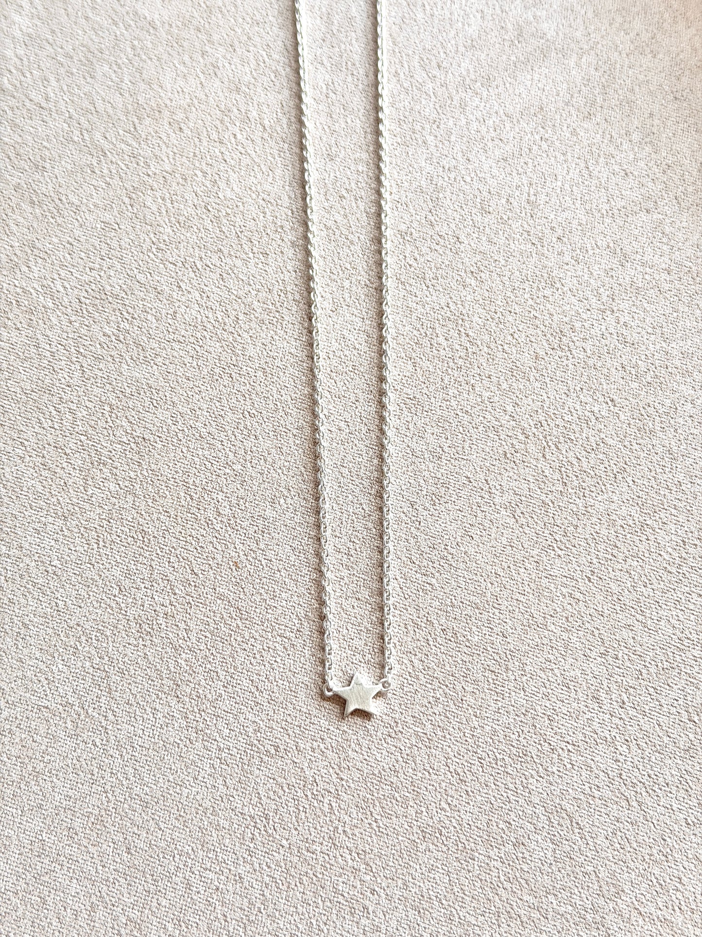 Tiny Star Sterling Silver Necklace