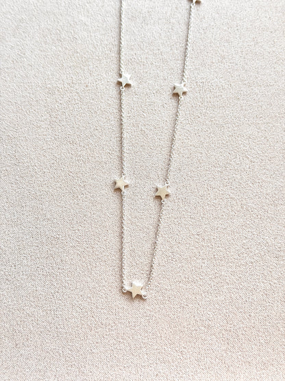 Short Star Station Necklace