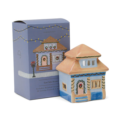 No. 06 East Side House Ceramic Incense + Tea Light Holder
