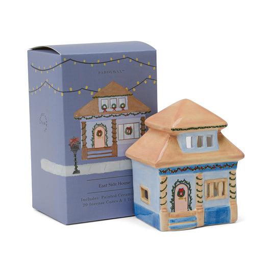 No. 06 East Side House Ceramic Incense + Tea Light Holder