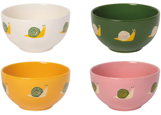 Snails Bowls Set of 4