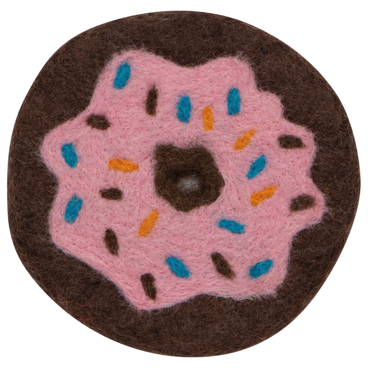 Donuts Felt Coasters Set of 4